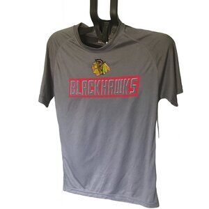NHL Gray Chicago Blackhawks Men’s Shirt | Size S | NWT | Team Spirit Unisex